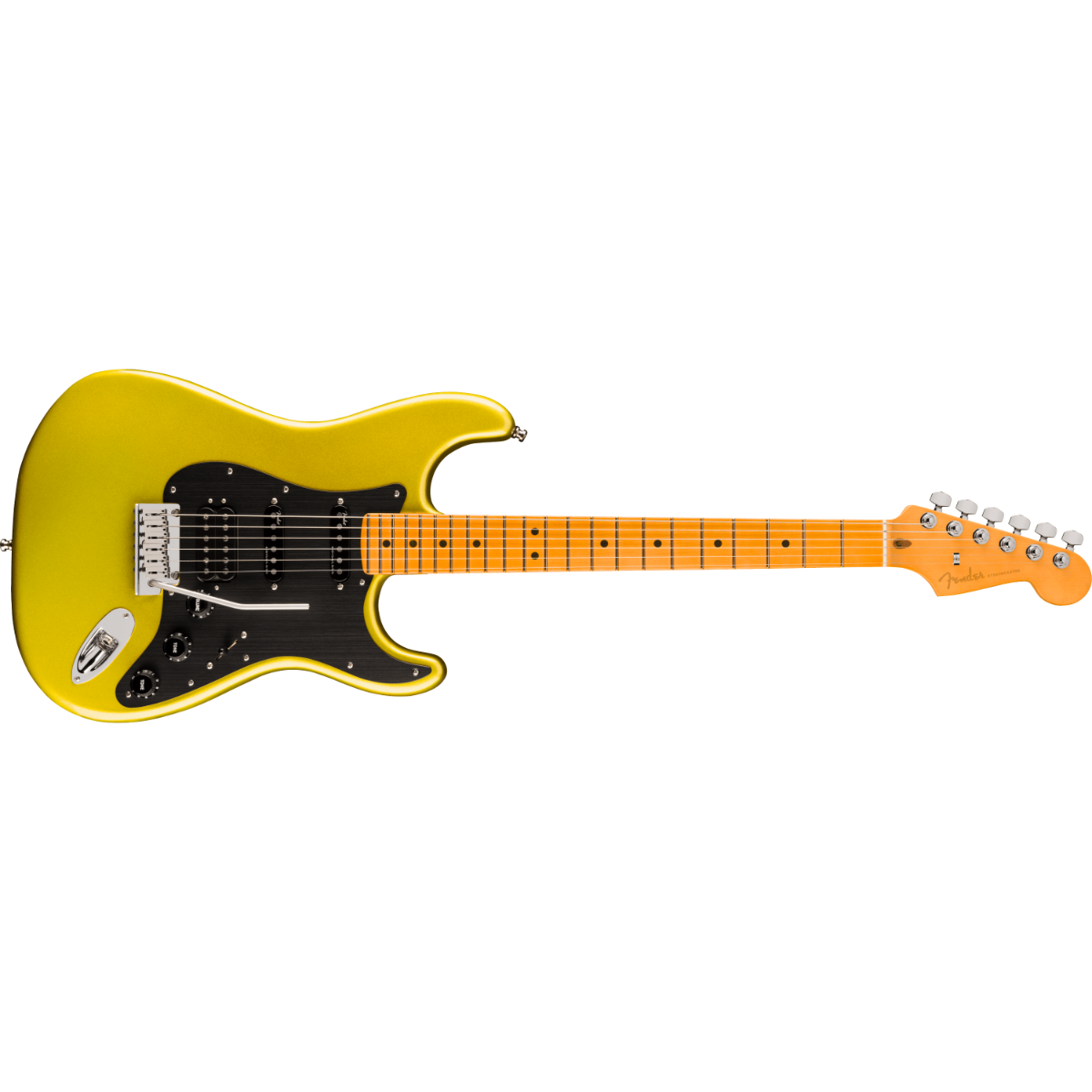 Fender American Ultra II Stratocaster HSS, Maple Fingerb, Solar Flare, Električna gitara